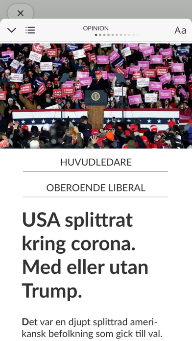 Sydsvenskan E-tidning screenshot 4