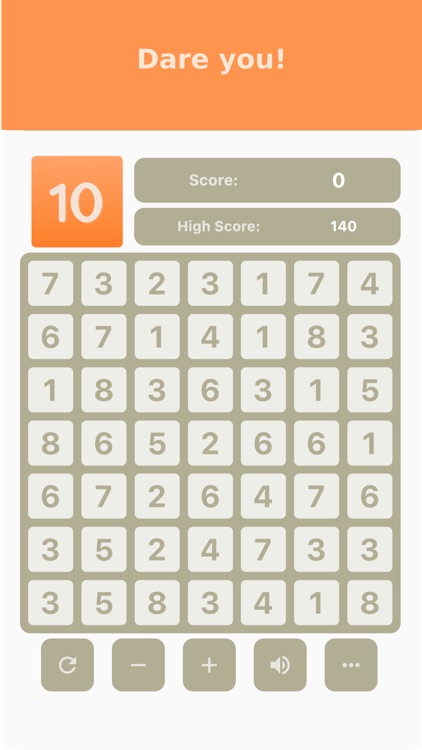 Ten Puzzle: a math game