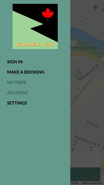 Canadian Cab Passenger App