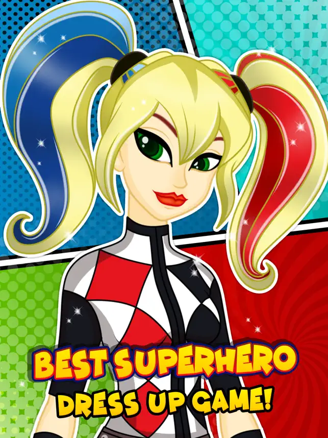 Screenshot 1 Super Hero Girls Dress Up iphone