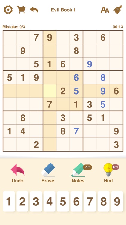 Sudoku Book - Number Puzzle screenshot-3