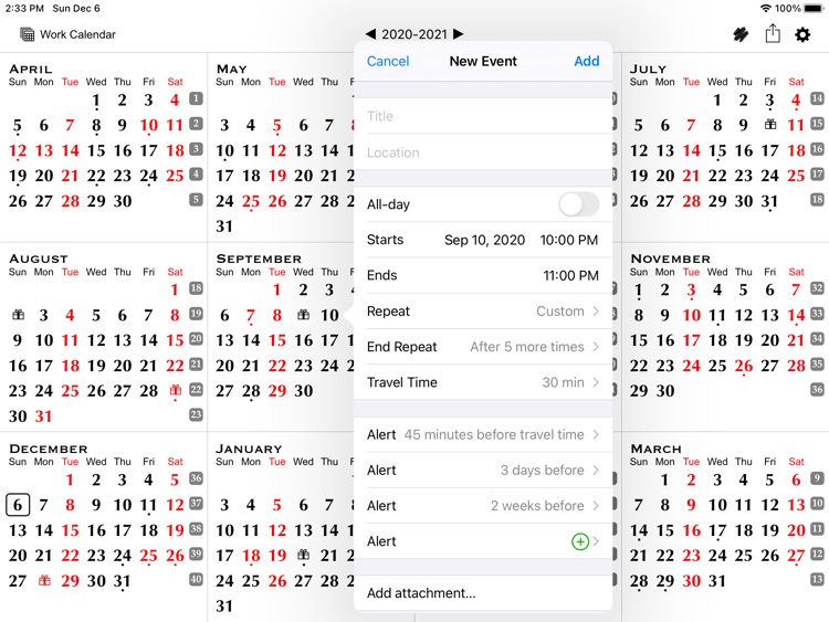 All-in-One Year Calendar Pro screenshot-3