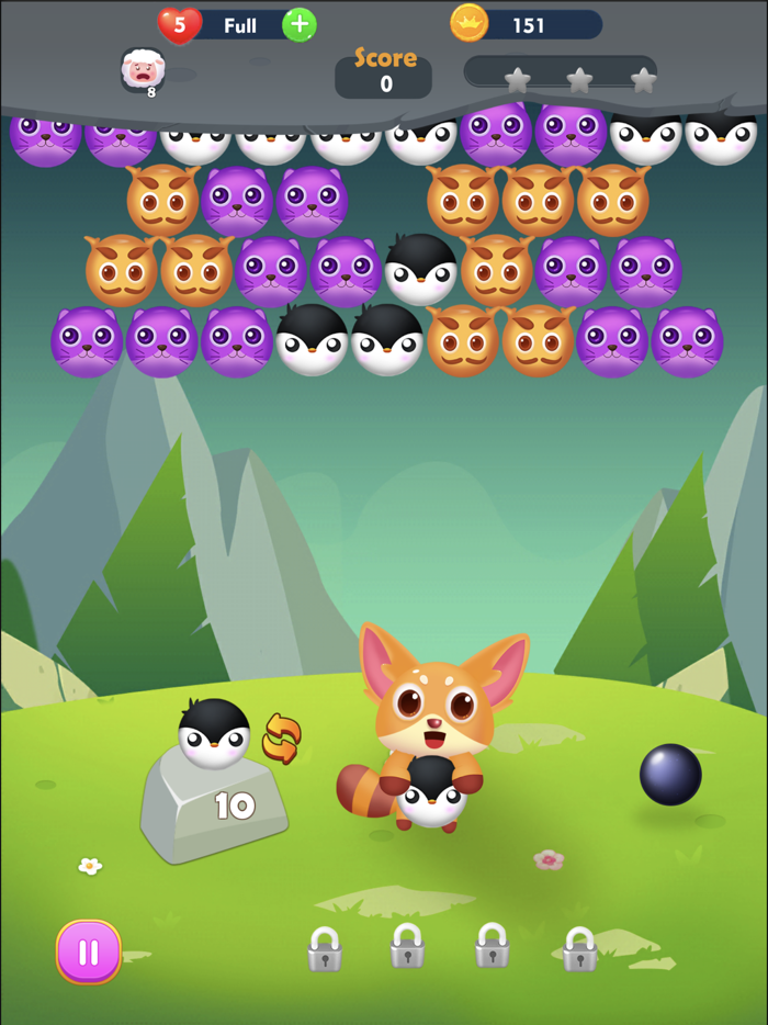 Bubble Shooter-Animals Match