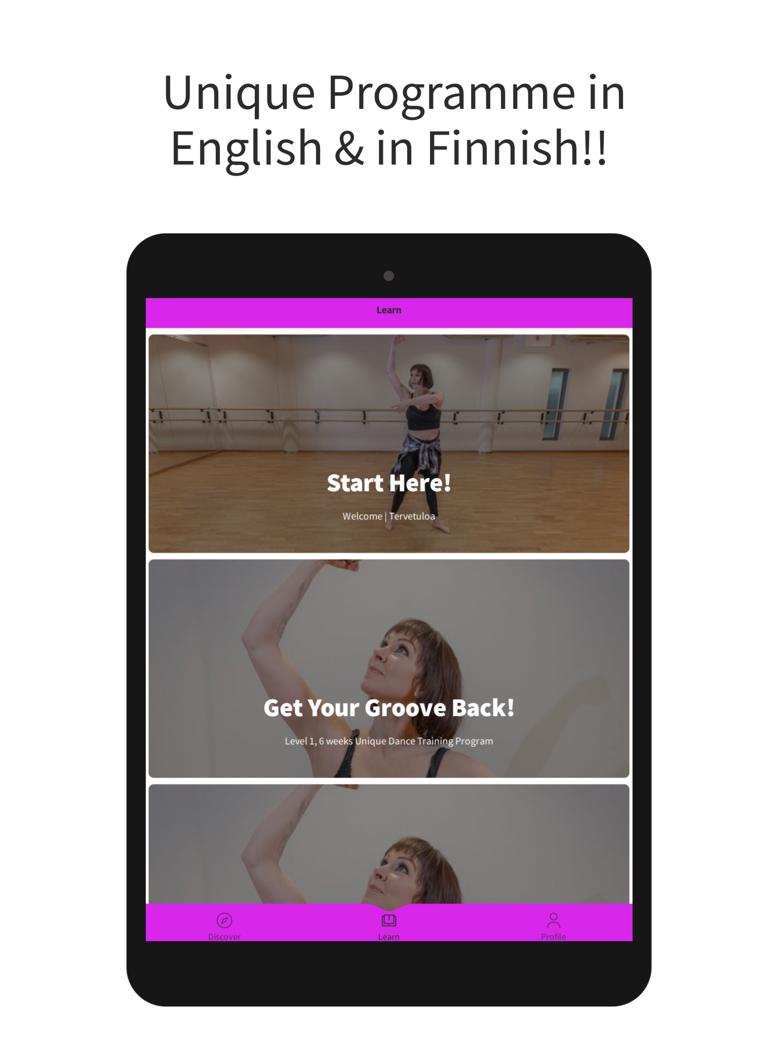 NoMiGoS Dance App screenshot 2