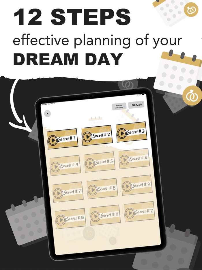 Wedding Day Planner Couple App