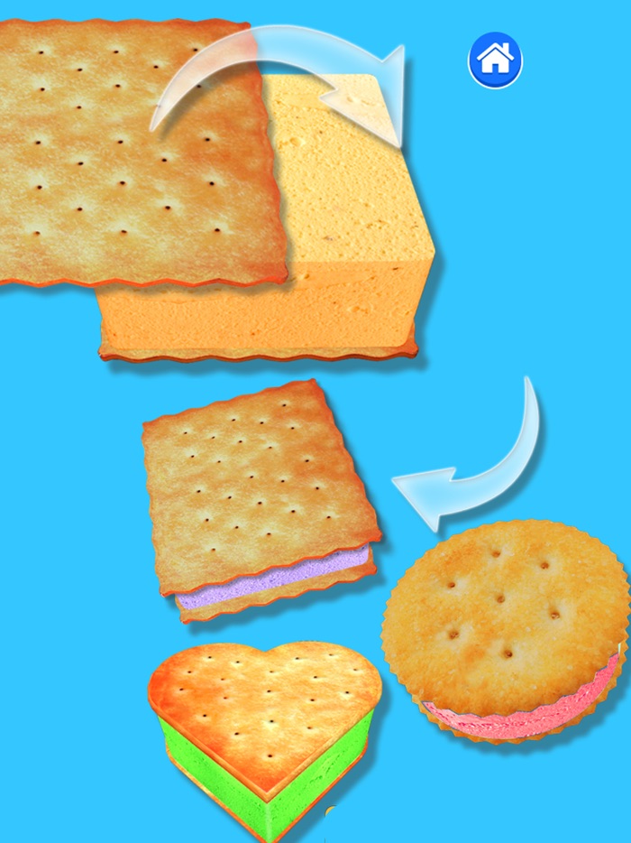 Ice Cream Sandwich 3D Bake It