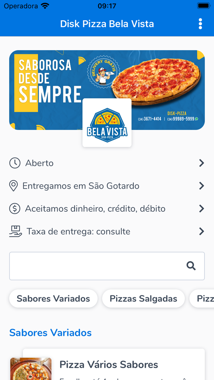 Disk Pizza Bela Vista
