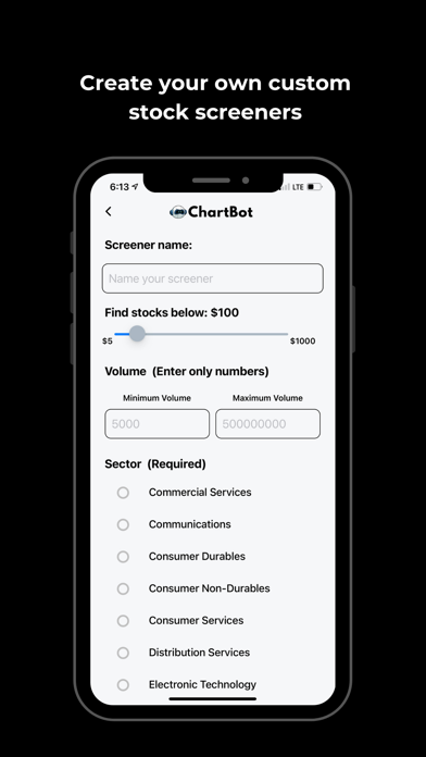 ChartBot: Stock Alerts screenshot 2