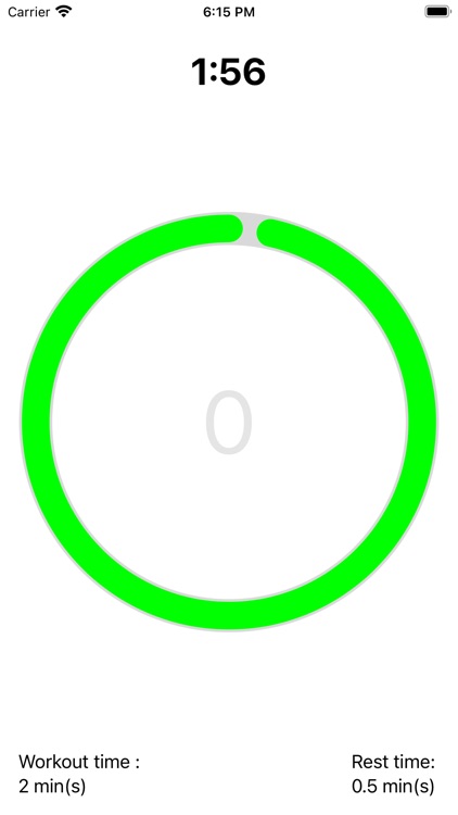 Simple timer for workout