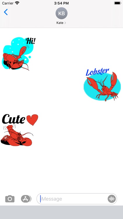 Chat With Lobster Sticker