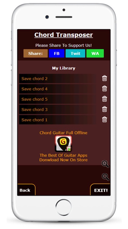 Guitar Chord Transposer Simple