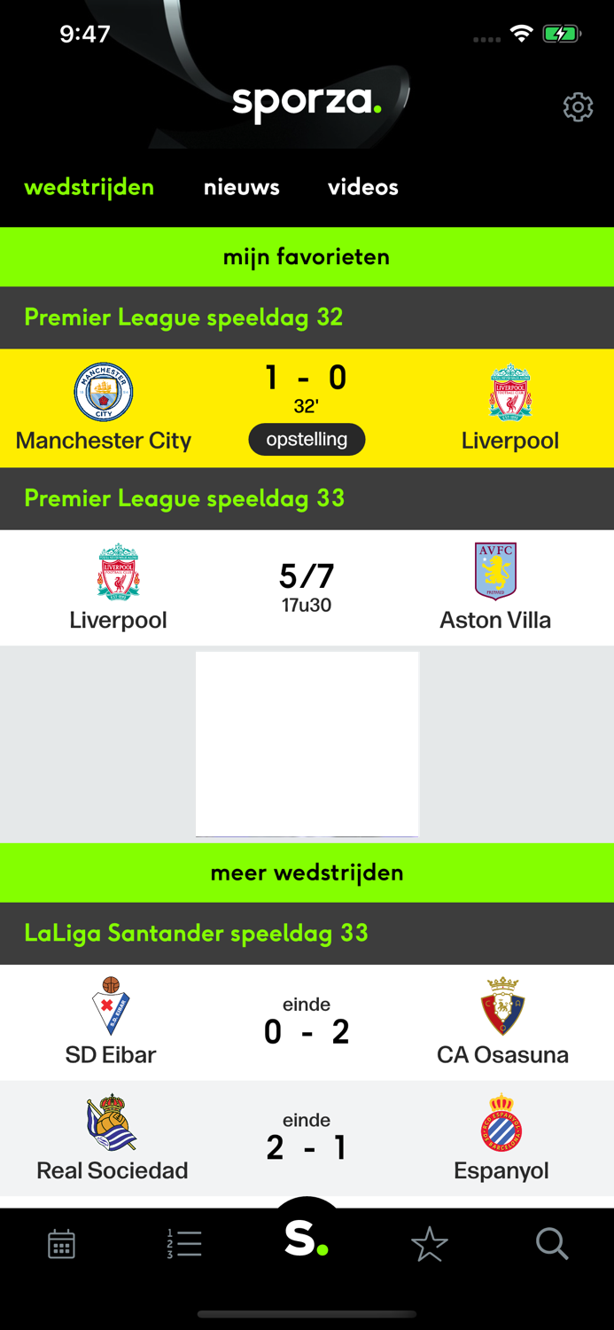 Sporza Voetbal