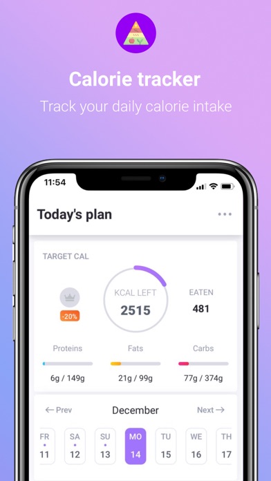Yamfit: Diet & Food Tracker screenshot 4