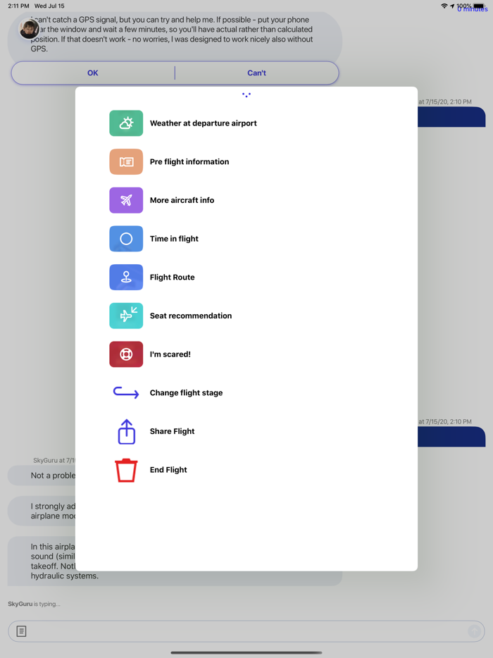 Sky Guru Fear of flying help
