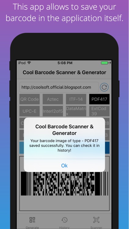 Cool QRCode Reader & Generator screenshot-4