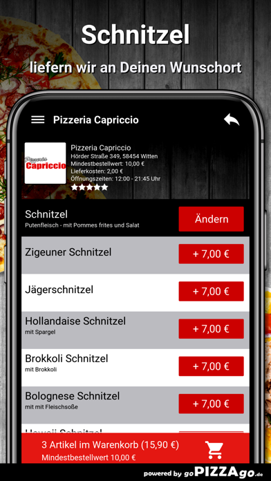 Pizzeria Capriccio Witten screenshot 6