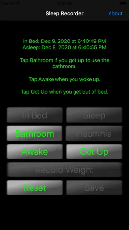 Game screenshot Sleep Data Recorder hack