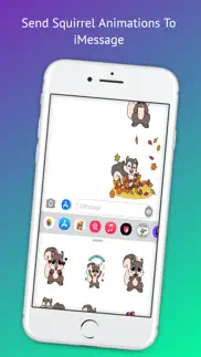 mitzi squirrel emojis iphone screenshot 3
