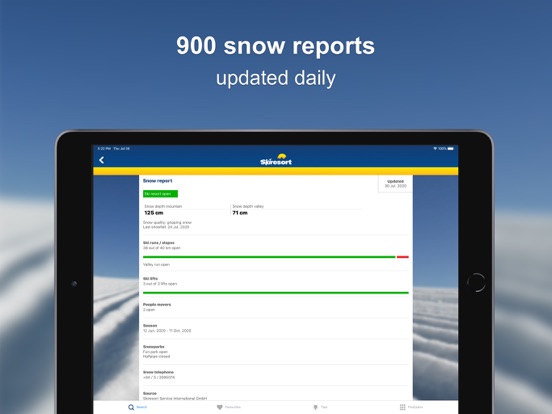 Skiresort.info – ski app, ski resorts and ski lifts worldwide screenshot