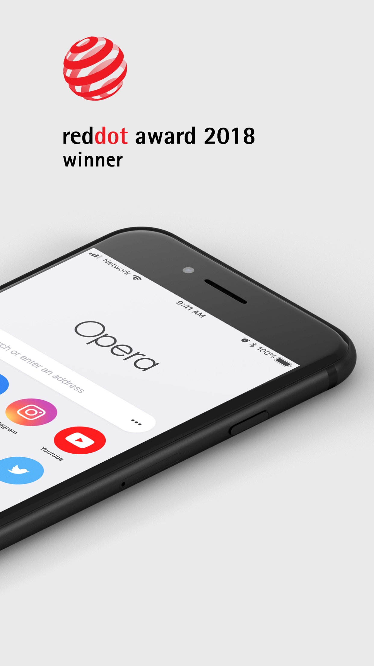 Screenshot do app Opera: rápido e privado