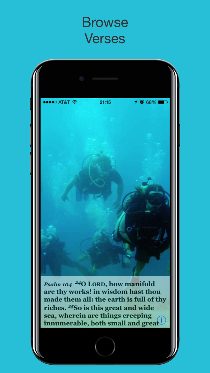 Navy Psalm Daily Quotes KJV