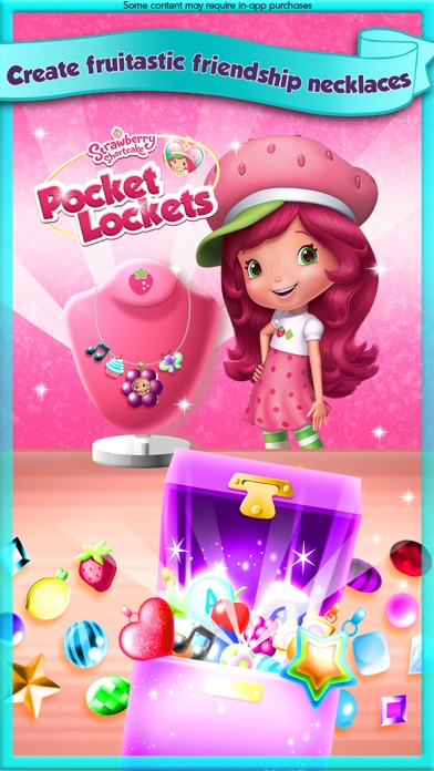 How to cancel & delete Strawberry Shortcake Pocket Lockets - Jewelry Maker from iphone & ipad 1