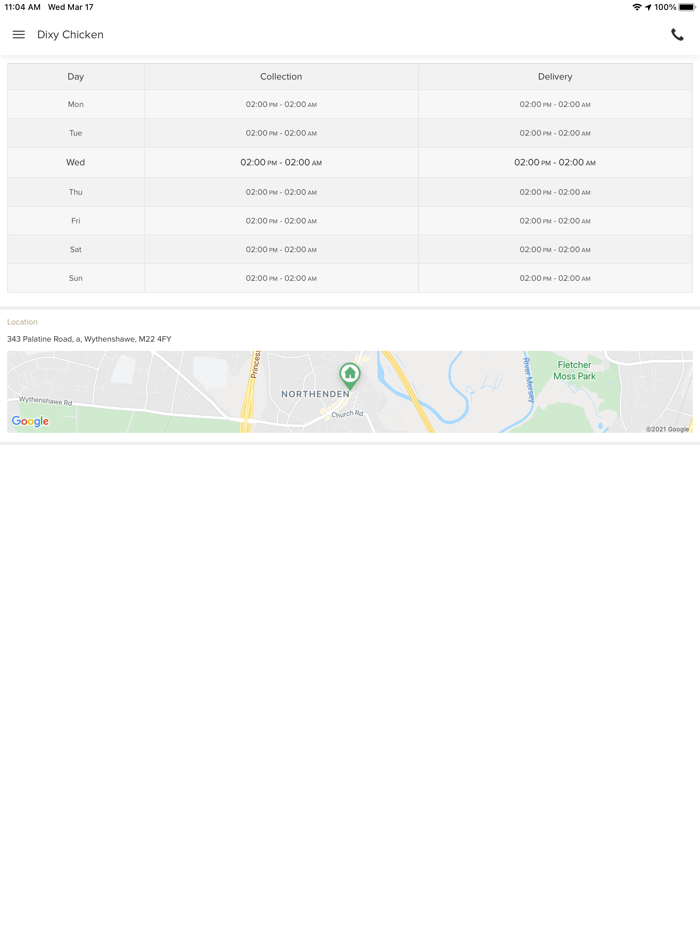 Dixy Chicken Wythenshawe