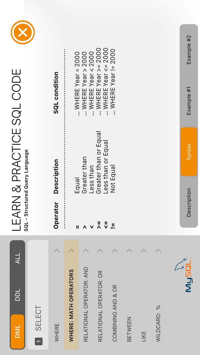 Learn  Practice MySQL