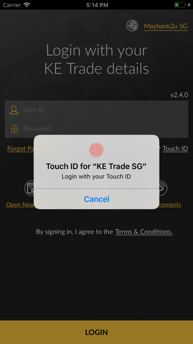 How to cancel & delete Maybank KE Trade SG from iphone & ipad 2