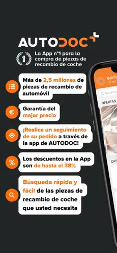 Zrzut 1 AUTODOC — Recambios de Coche iphone