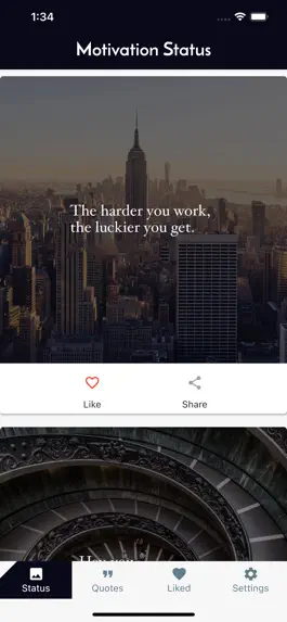Game screenshot Motivational Quotes & Status mod apk