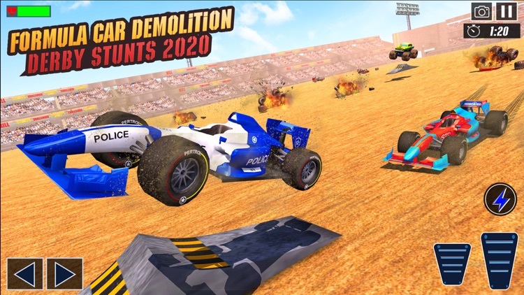 Police Formula Car Derby Games screenshot-5