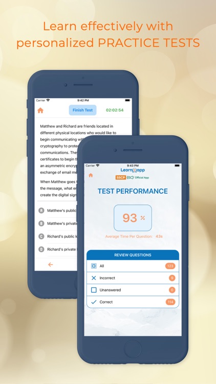 Valid SSCP Test Objectives