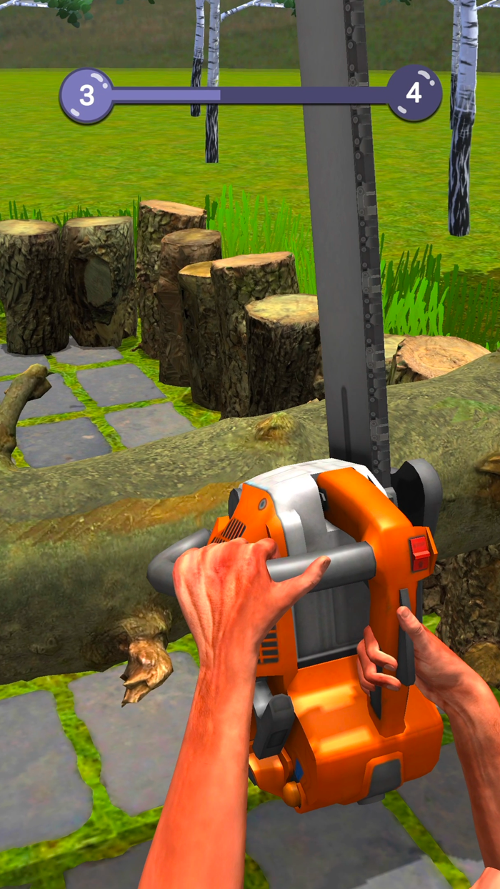 First Person Lumberjack
