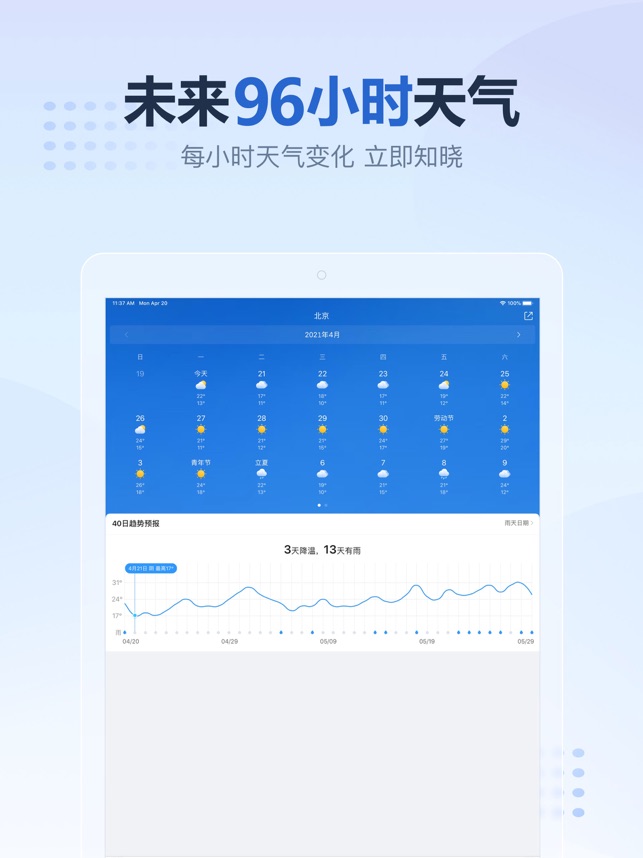 2345天气王-天气和空气质量查询小组件截图