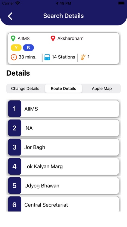 Delhi Metro Map and Routes Pro screenshot-7