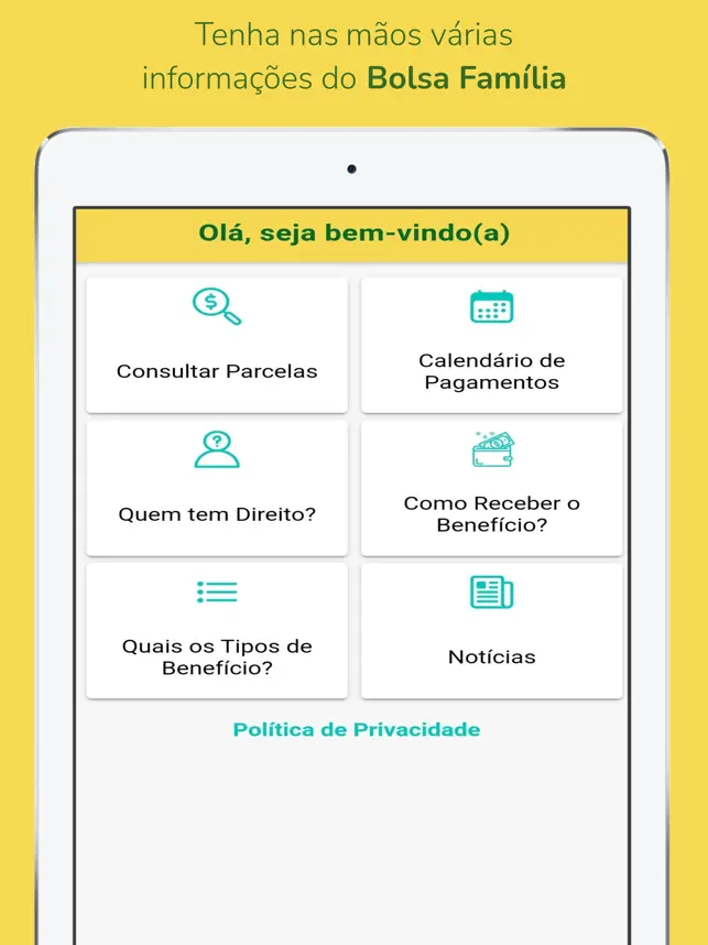 Captura 1 Consulta Bolsa Família iphone