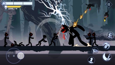 Stickman Warriors Gameplay🔥 Stick Fight-Battle Of Warriors Walkthrough  Android Apk. 