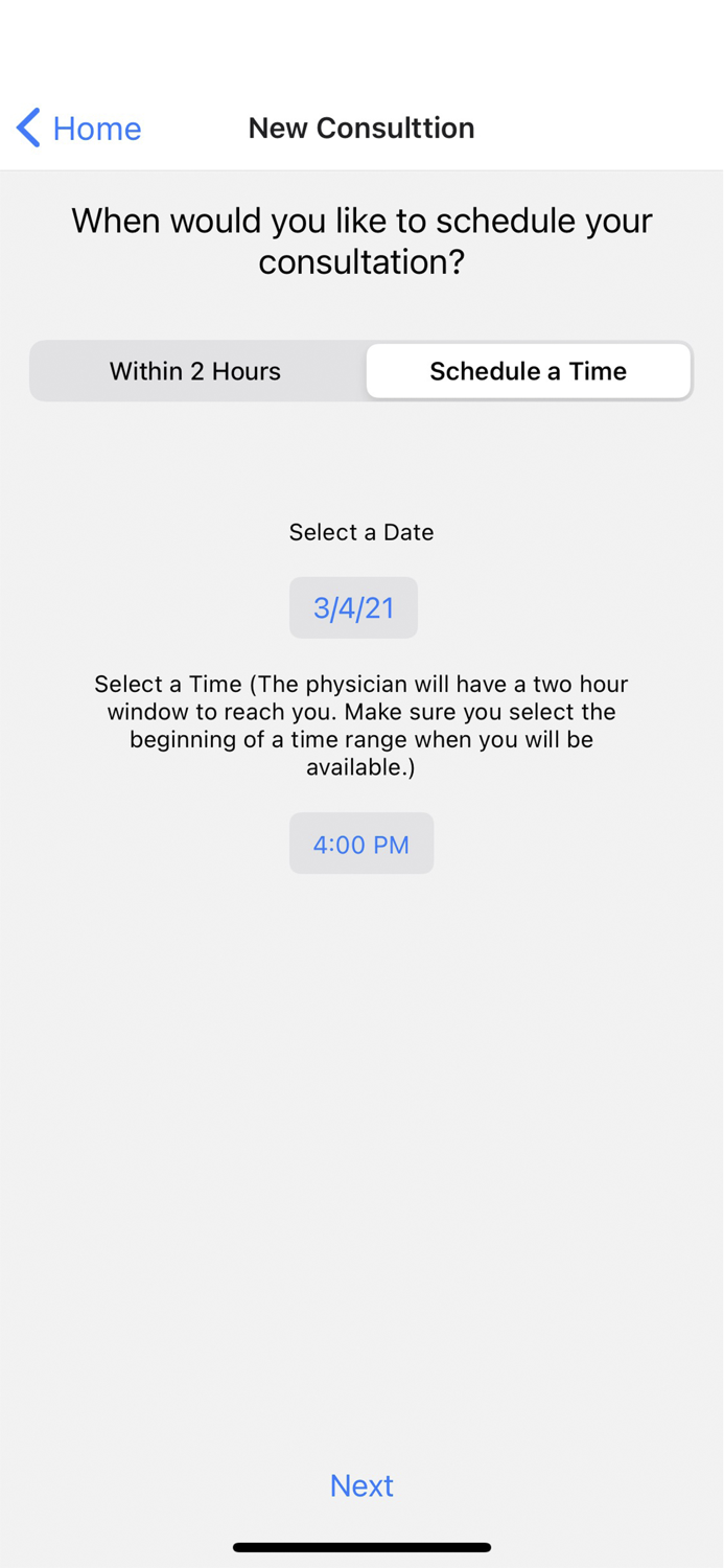 VirtualHealth4u Consultations