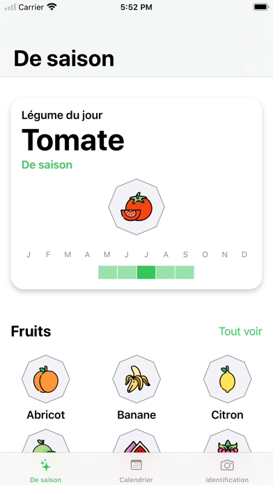 De Saison - Fruits et Légumes De Saison - Fruits et Légumes