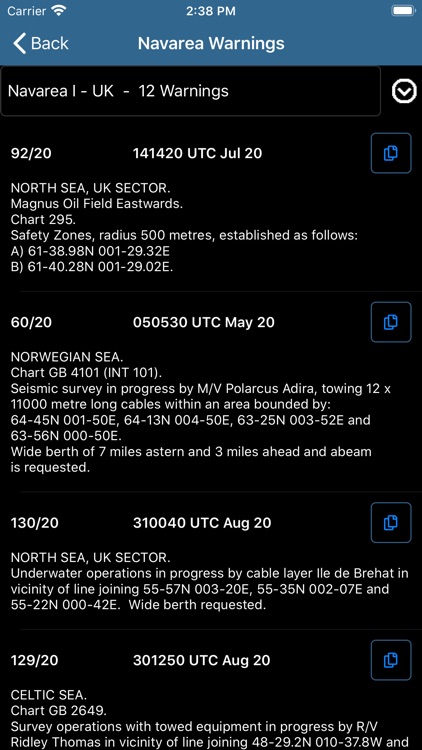 Navarea Warnings (Navtex) screenshot-4