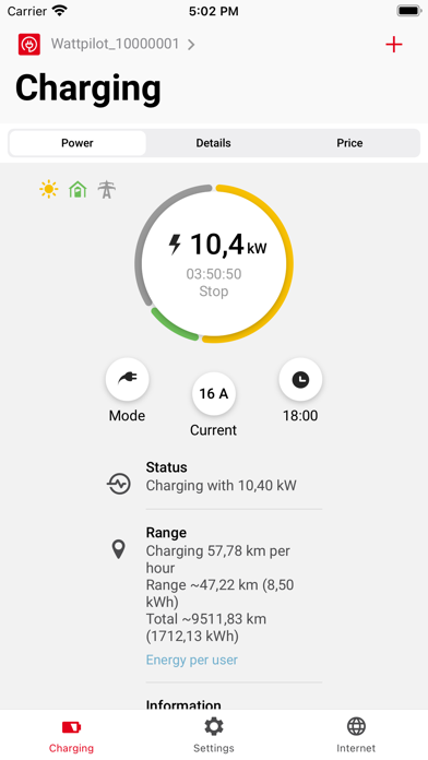 Solar.wattpilot screenshot 2