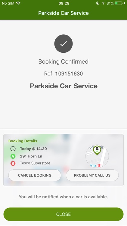 Parkside Car Service - Minicab screenshot-3