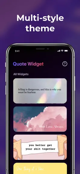 Game screenshot Quote Widget-Edit home screen hack