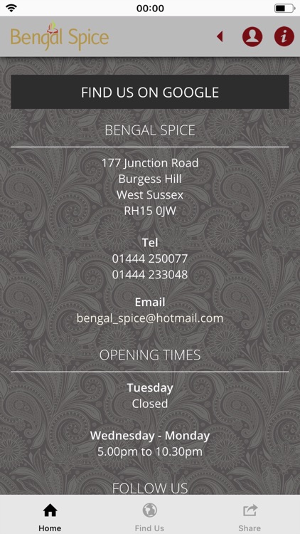 Bengal Spice Burgess Hill