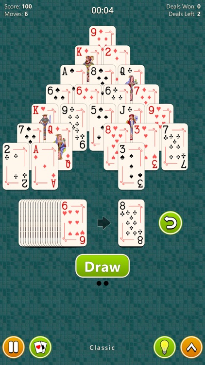 Pyramid Solitaire 4 in 1 Game screenshot-9