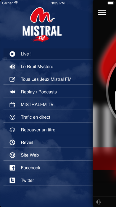 Mistral FM screenshot 2
