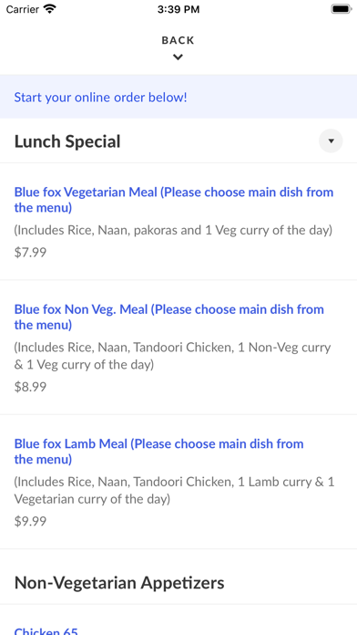 How to cancel & delete Blue Fox Indian Cuisine from iphone & ipad 3