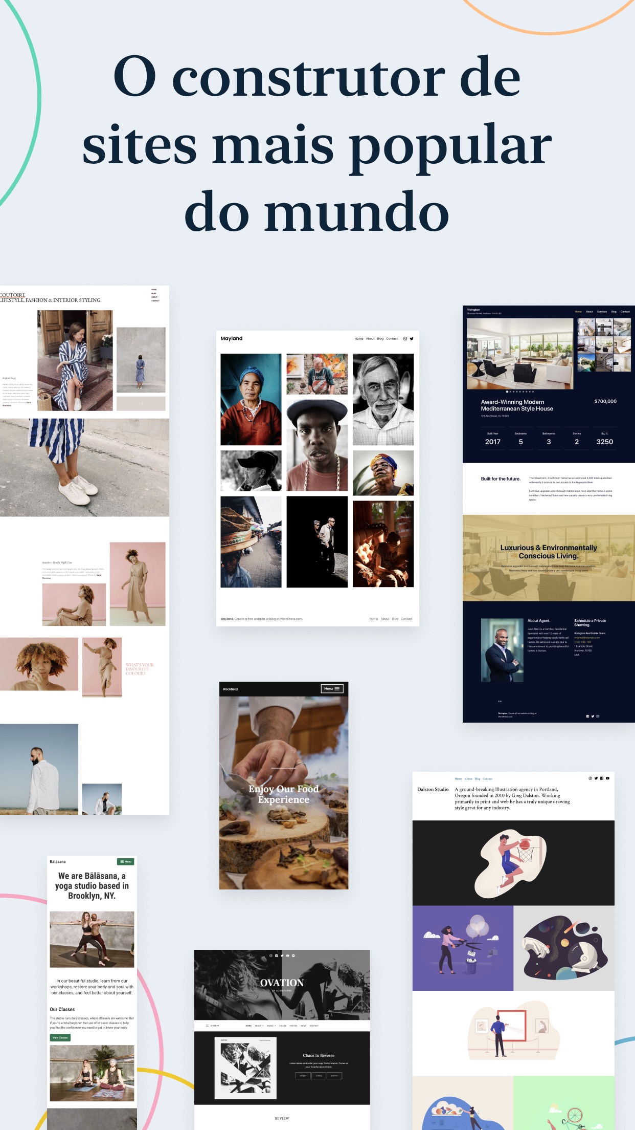 Screenshot do app WordPress