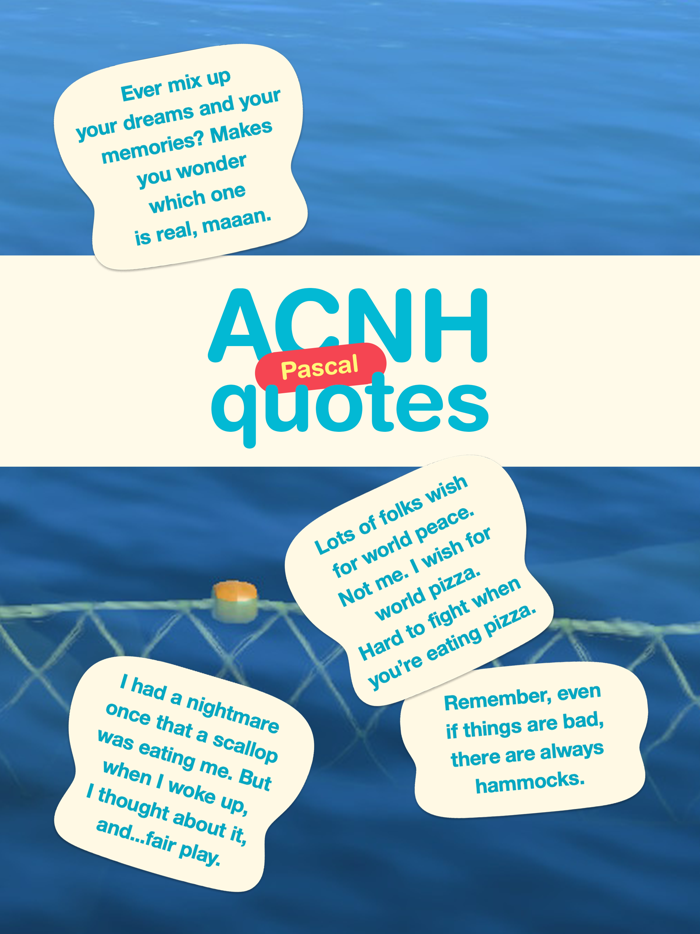 ACNH Pascal Quotes